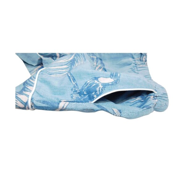 Desmond & Dempsey Cotton Voile Pajama Shorts – Size S – Tropical Toucan Print - Picture 7 of 9